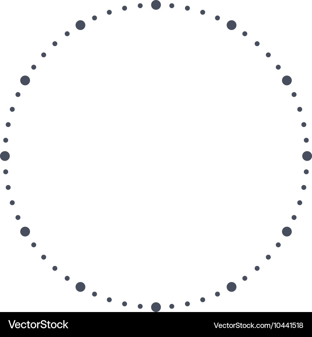 Empty Clock Face Vector Image