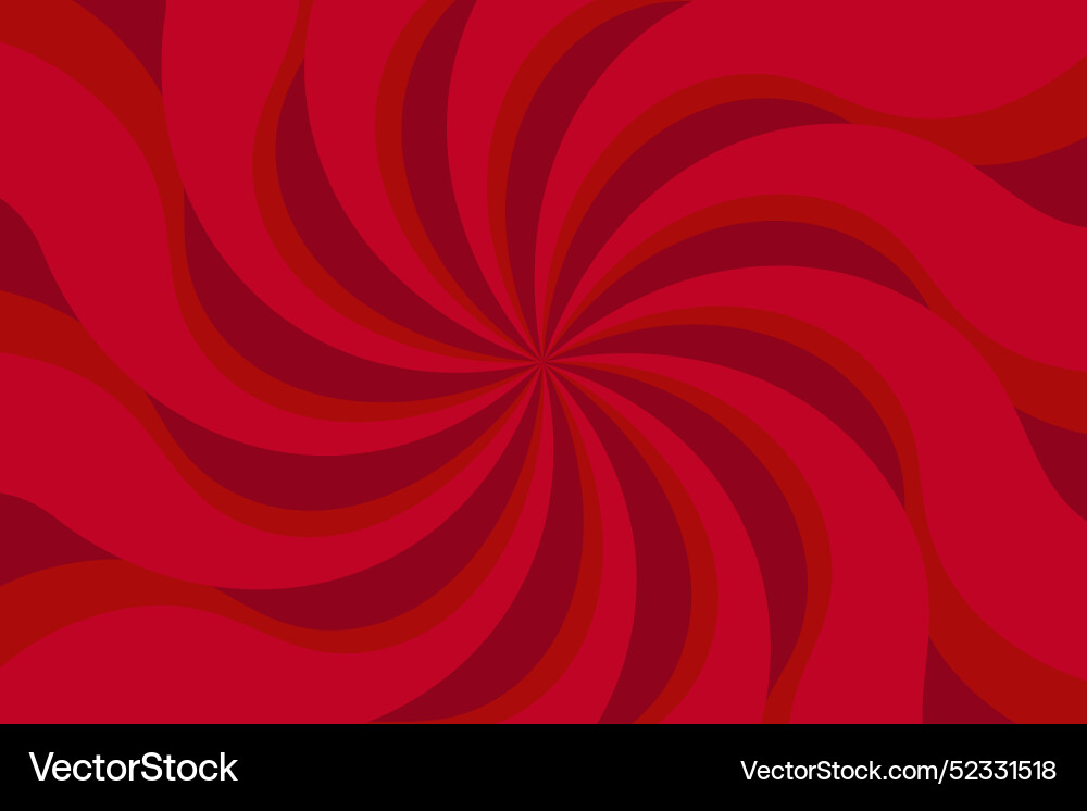 Flat design red swirl background Vector Image