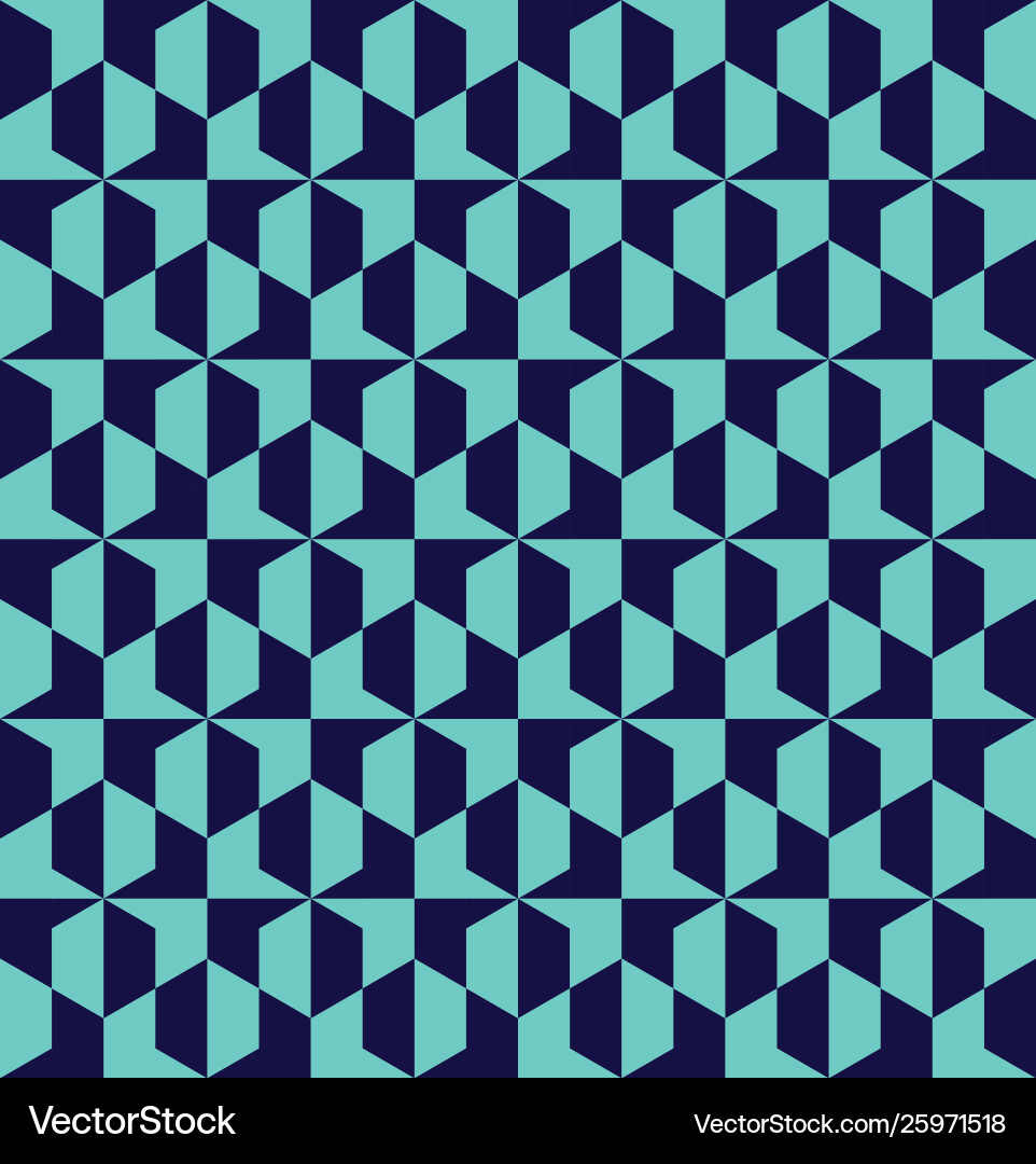 Geometric grid seamless pattern design vector image