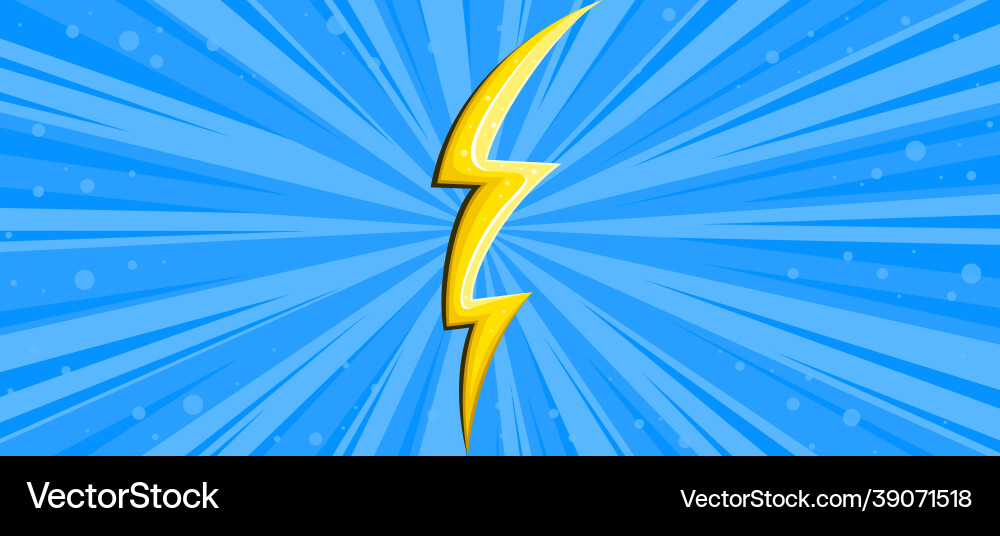 Lightning Combat Background Vector Image