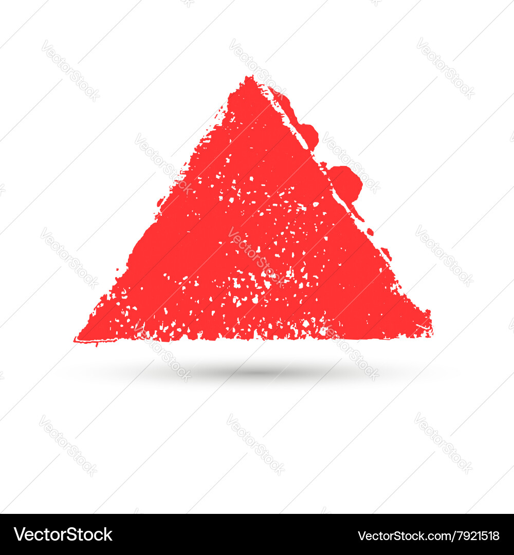 Paint strokes are triangular in shape Vector Image