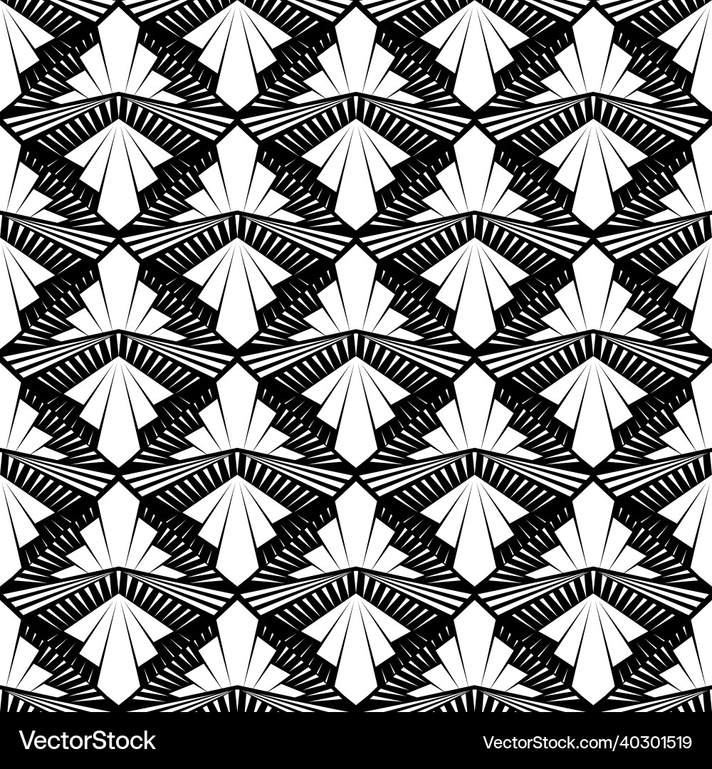 Abstract seamless pattern in art deco style Abstract seamless pattern in art deco style vector image