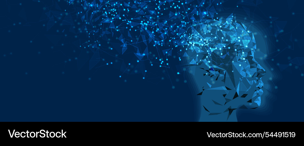 Concept of artificial intelligence and machine Concept of artificial intelligence and machine vector image