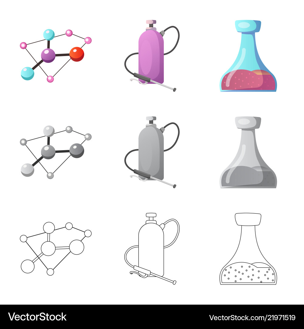Design of and symbol set ve Design of and symbol set ve vector image