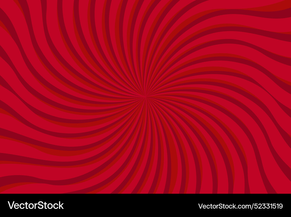 Flat design red swirl background Vector Image