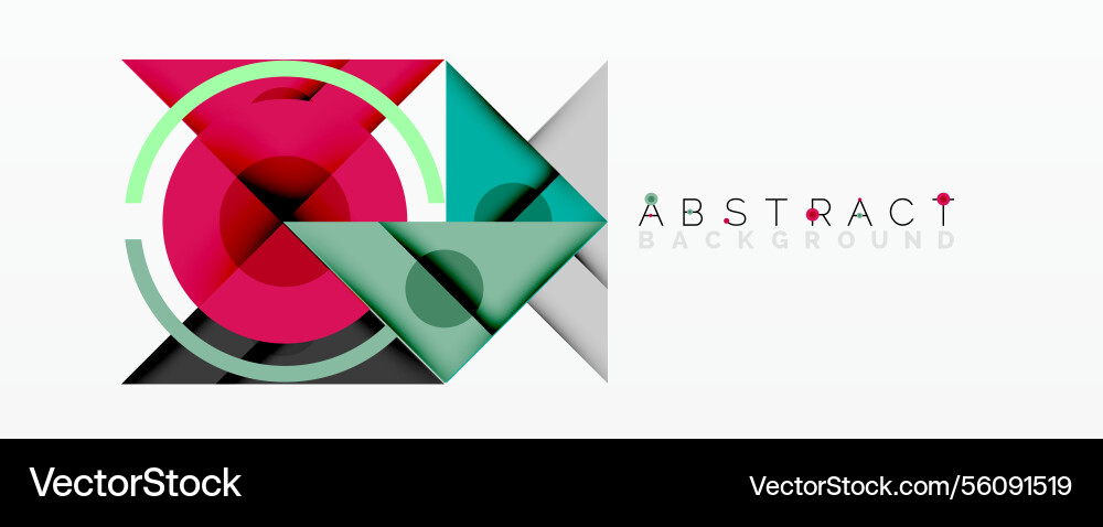 Geometric abstract design with layered triangles Geometric abstract design with layered triangles Vector Image