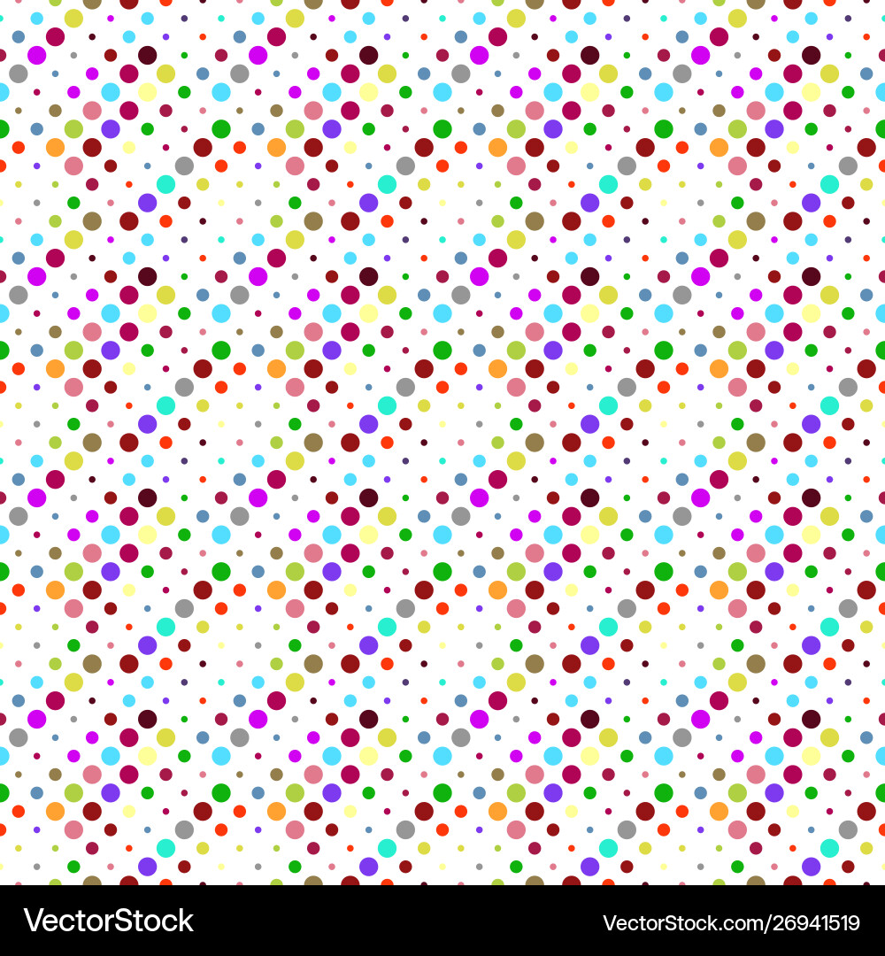 Multicolor circle pattern background - abstract vector image