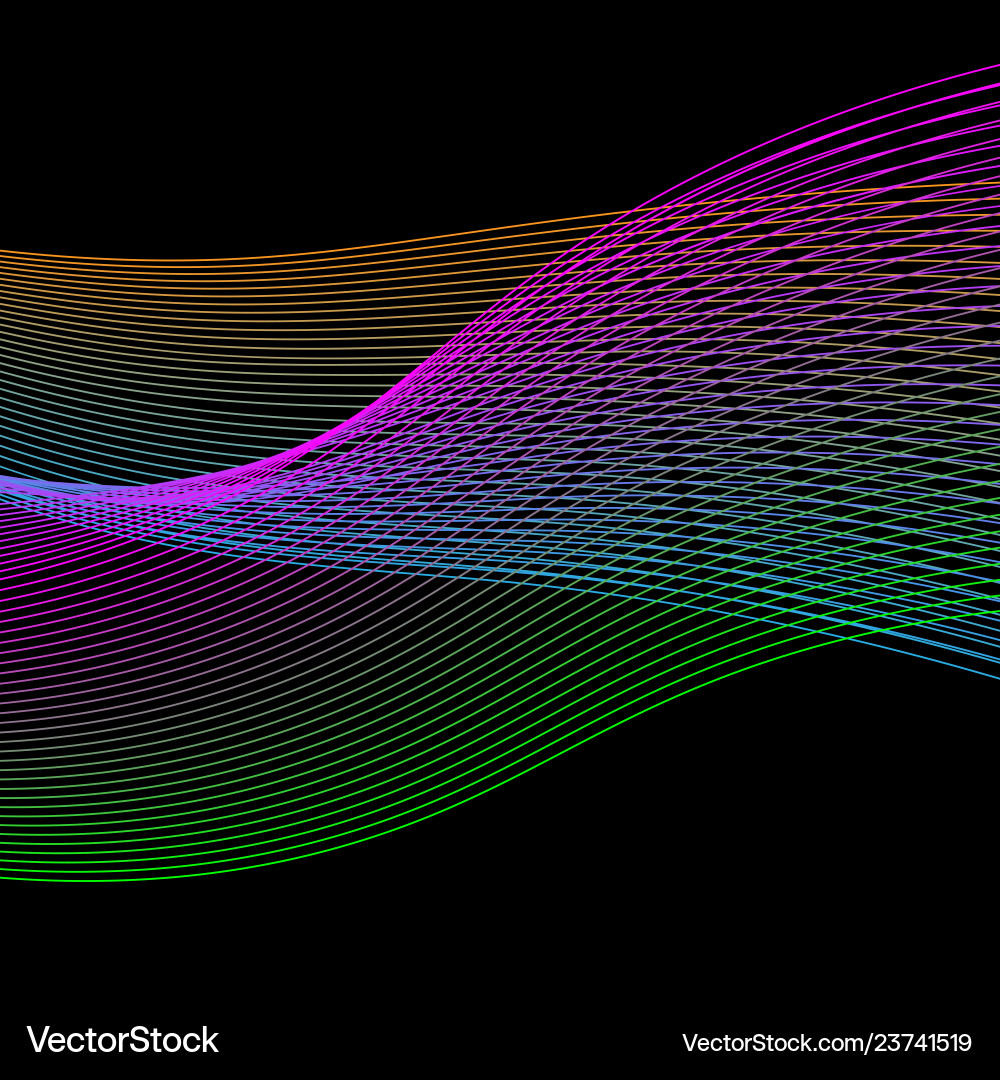 Neon color abstract gradient linear background Neon color abstract gradient linear background Vector Image