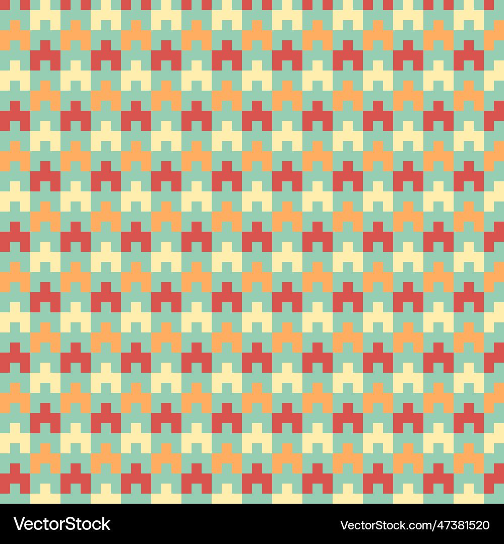 Abstract seamless geometric pattern color Abstract seamless geometric pattern color vector image