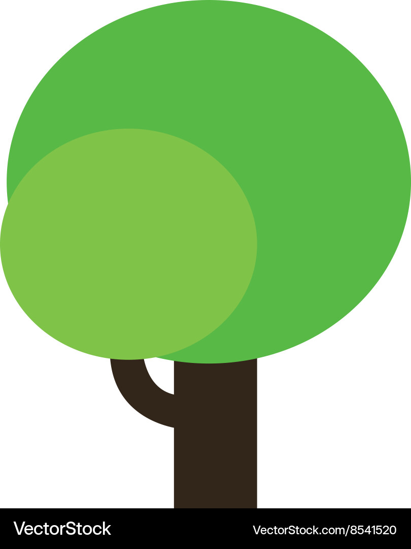Abstract tree vector image