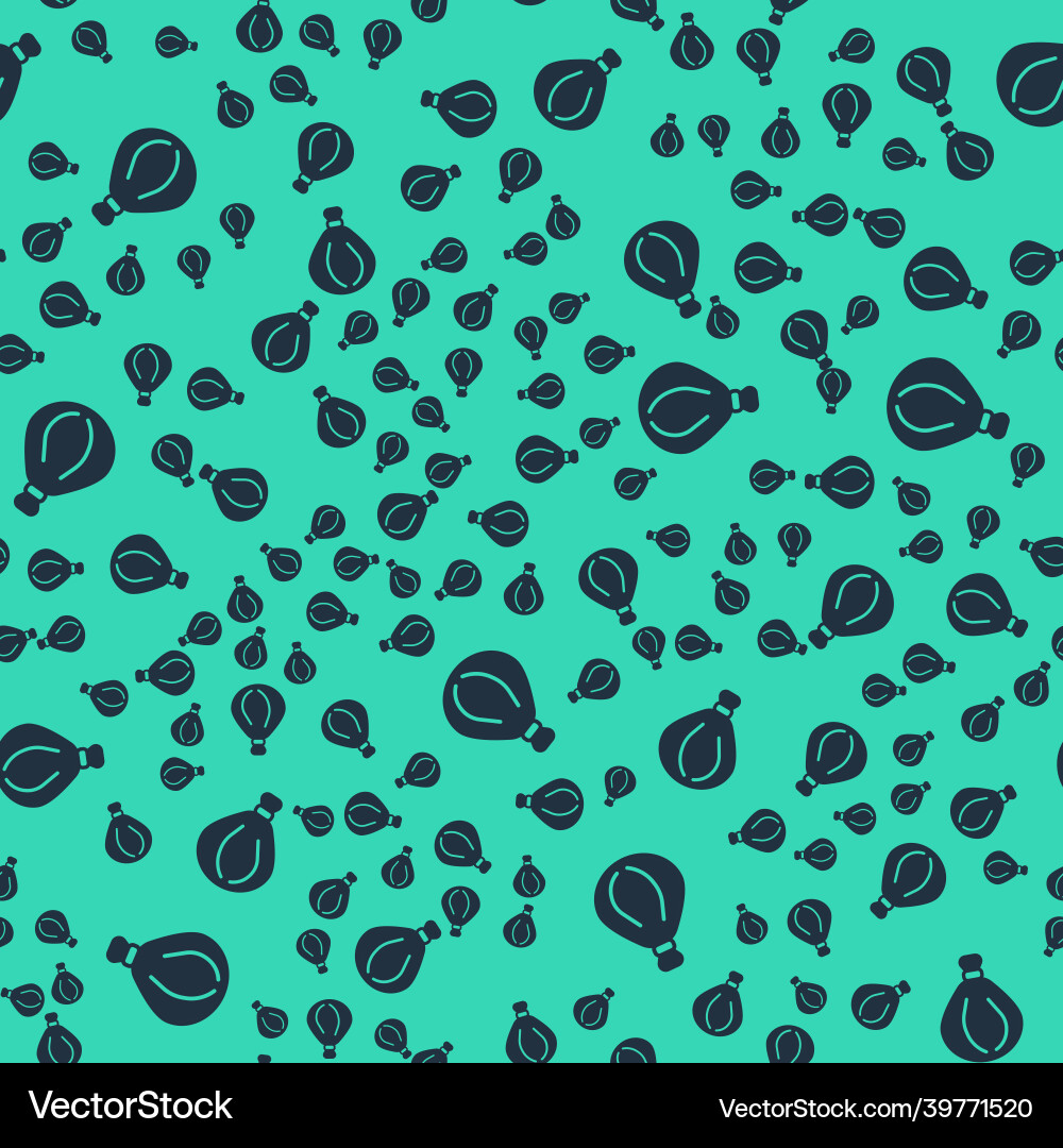 Black garbage bag icon isolated seamless pattern Black garbage bag icon isolated seamless pattern vector image