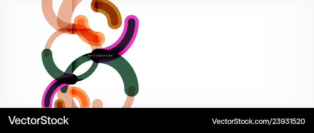 Circular lines design background Vector Image
