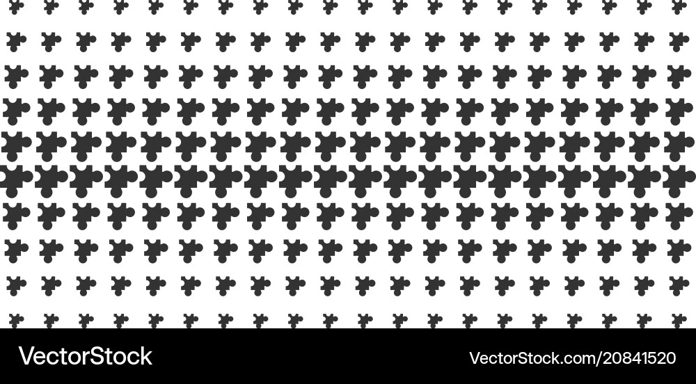 Plugin shape halftone array Vector Image