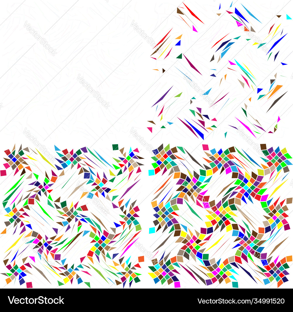 Random generative abstract art distorted deformed Random generative abstract art distorted deformed vector image