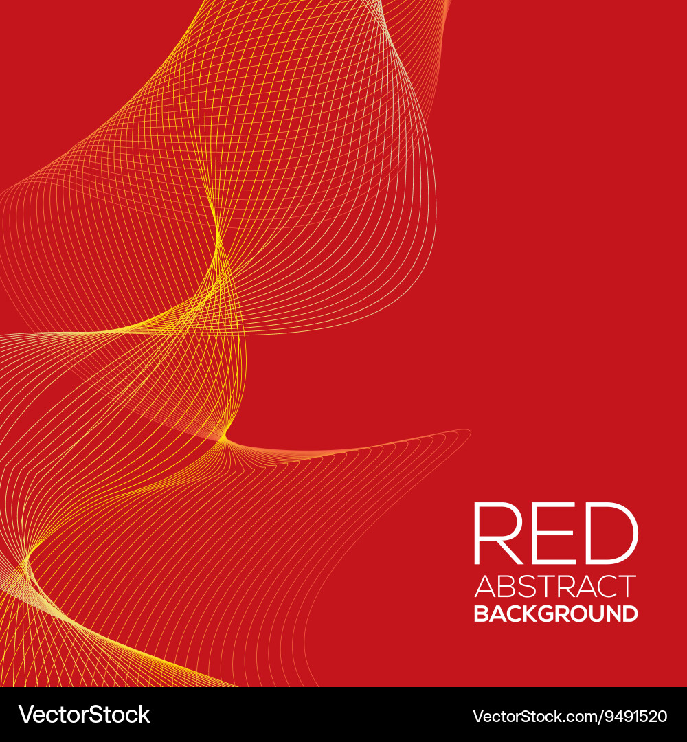 Red abstract background Vector Image