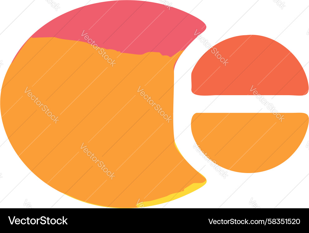 Soft Gradient Rounded Shape Vector Image
