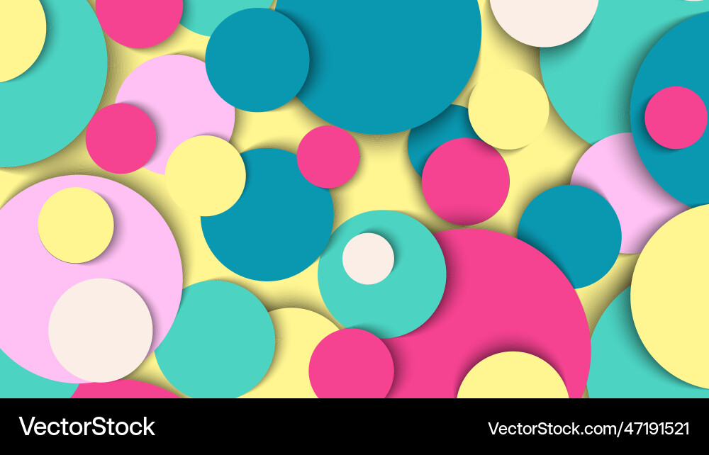 Abstract random circle size pattern pastel colors Abstract random circle size pattern pastel colors vector image