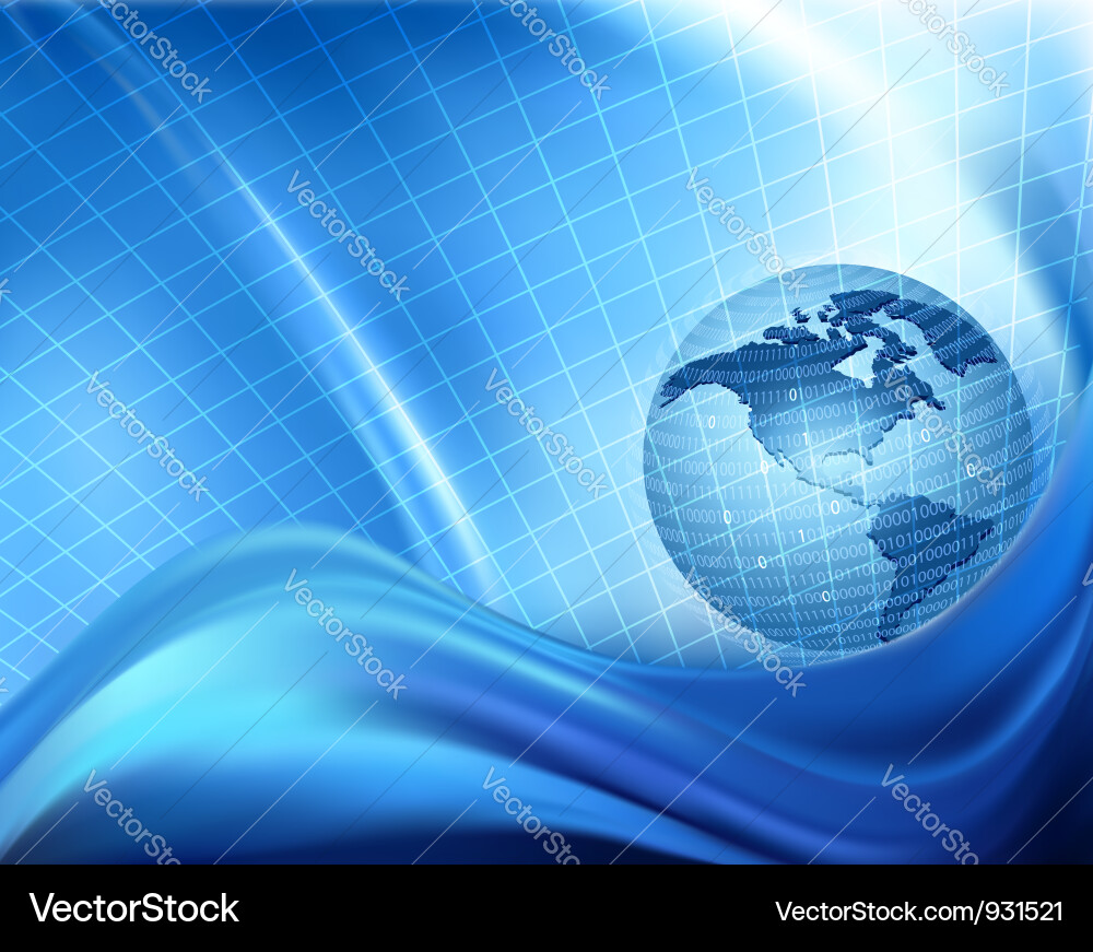 Global Programming Sphere vector image