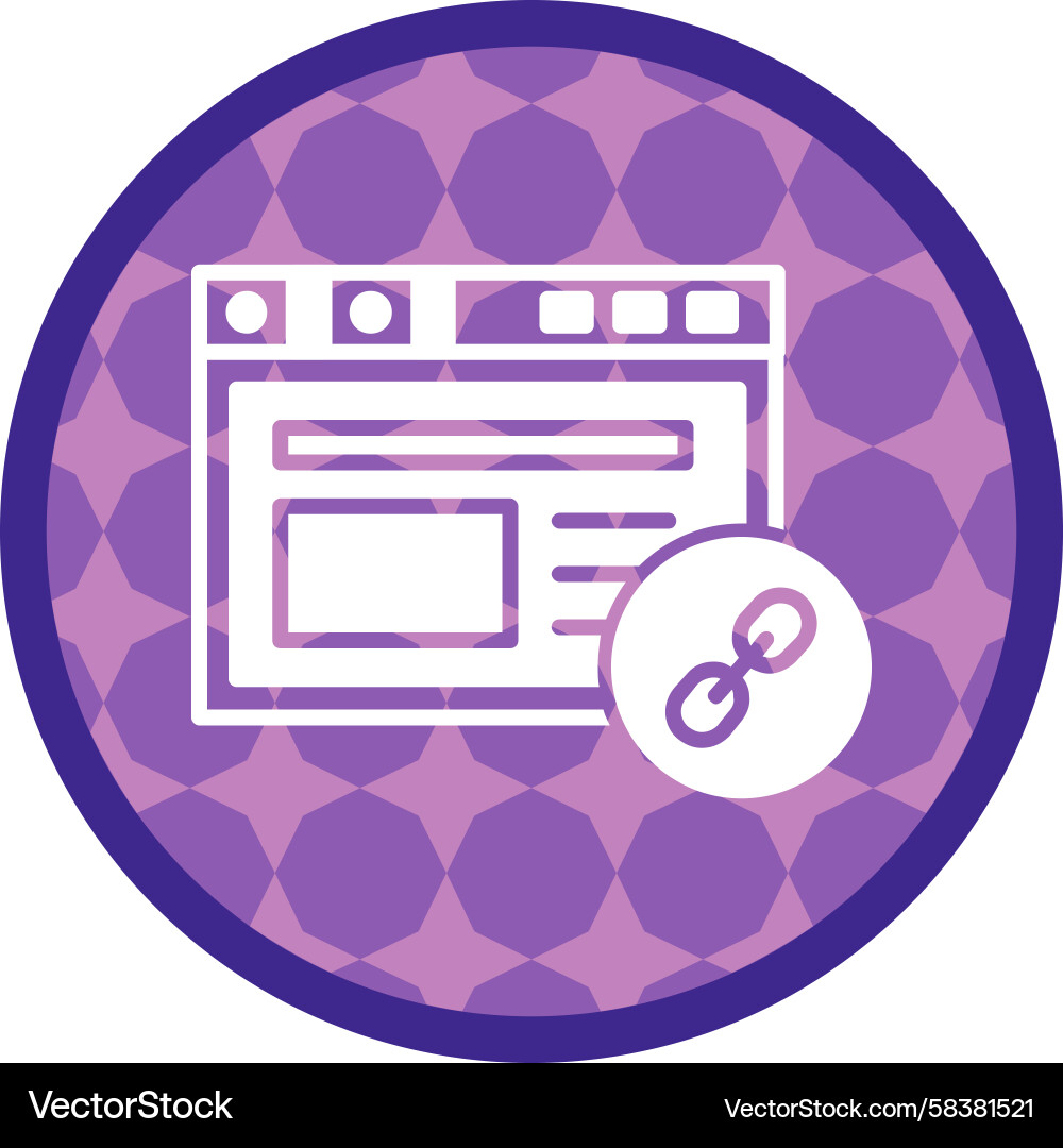Link Icon - Navigation Vector Image