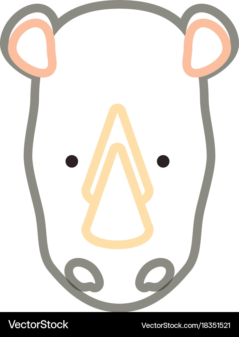 Rhino Vector Image