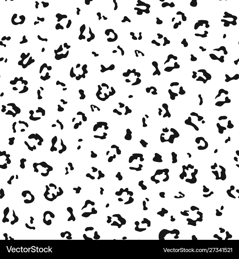 Seamless leopard pattern print Vector Image