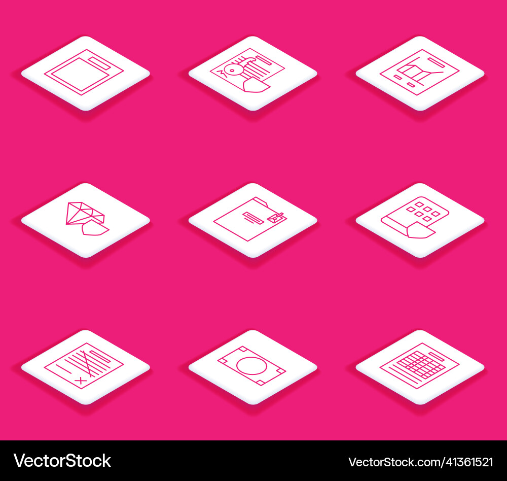 Set line empty form document with key shield Set line empty form document with key shield vector image