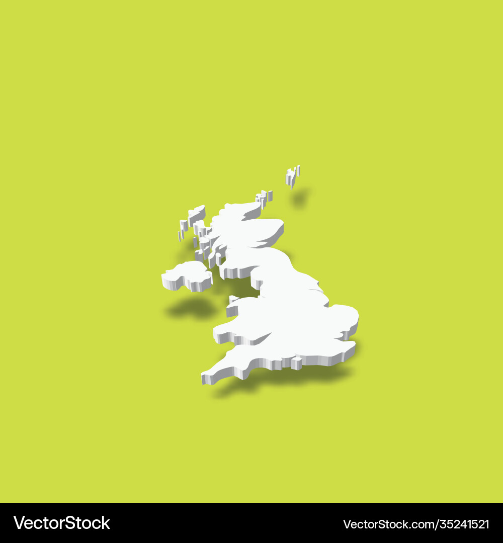 United kingdom great britain and northern United kingdom great britain and northern vector image