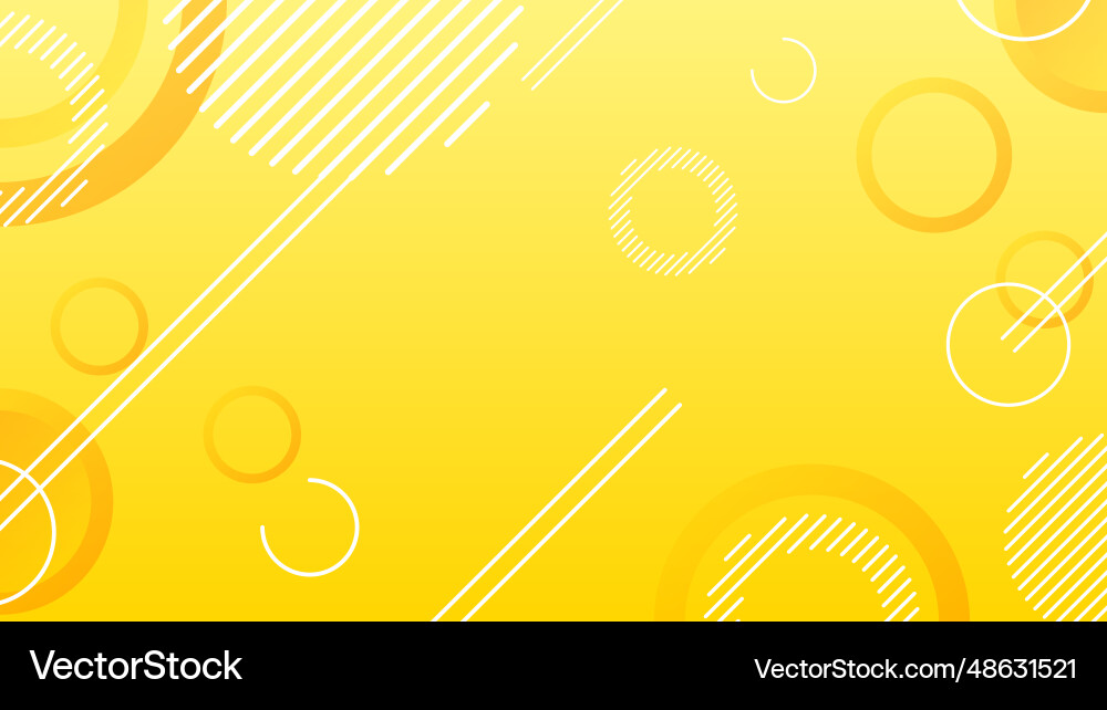 Yellow dynamic abstract composition gradient Vector Image