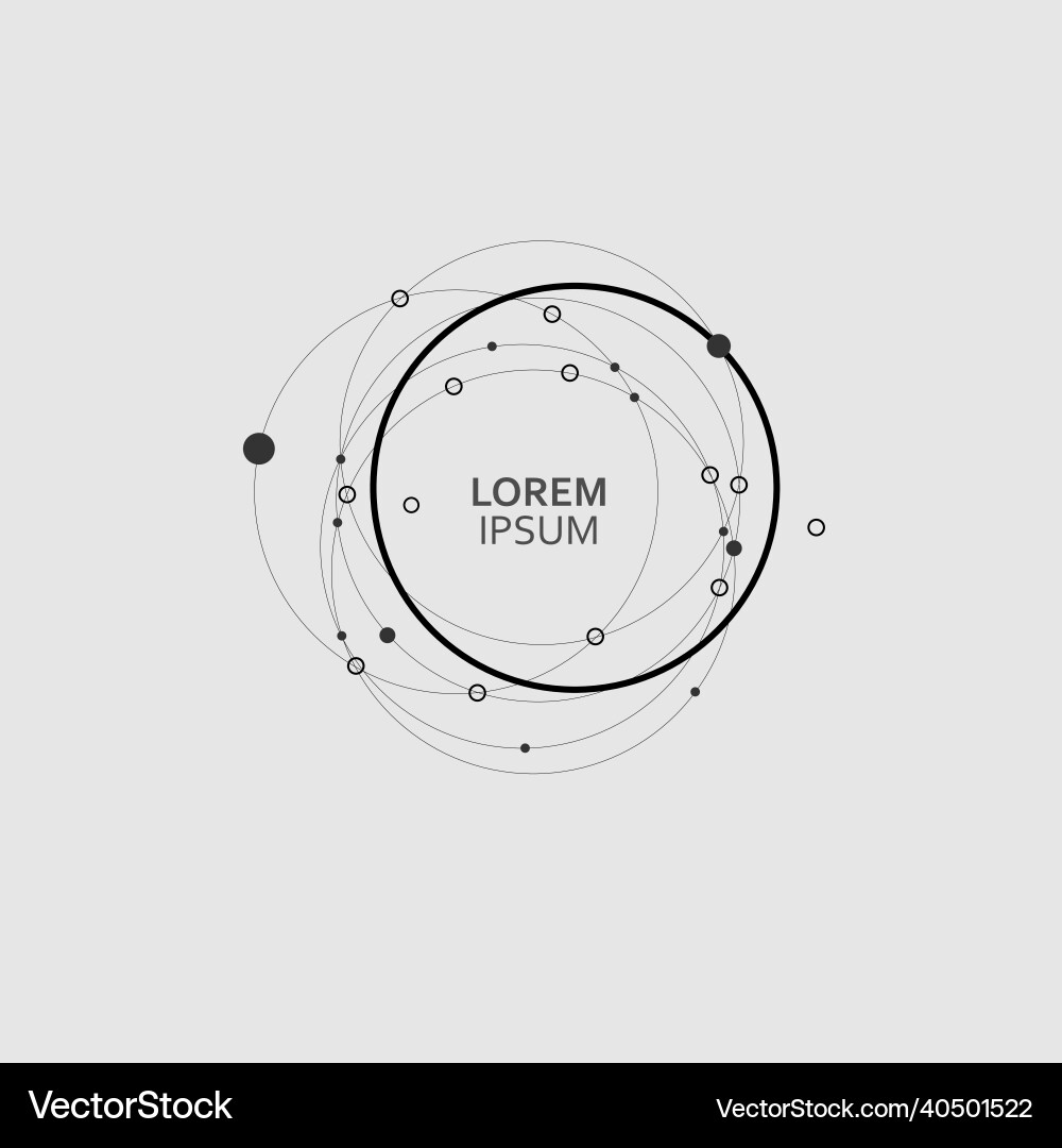 Abstract Circle Pattern Background vector image
