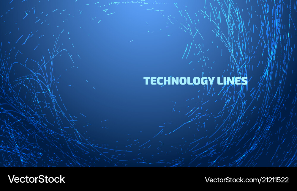 Abstract digital lines Abstract digital lines vector image
