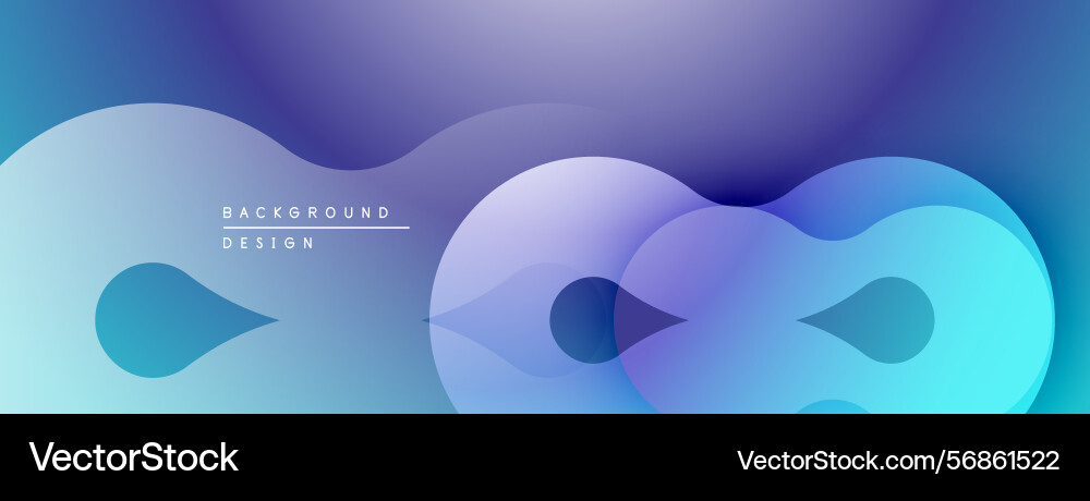 Abstract flowing shapes create dynamic gradient Abstract flowing shapes create dynamic gradient vector image