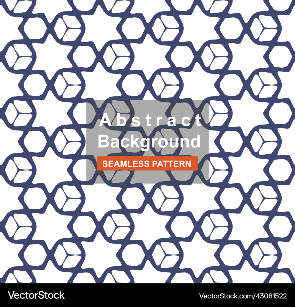 Abstract geometric seamless pattern background Vector Image