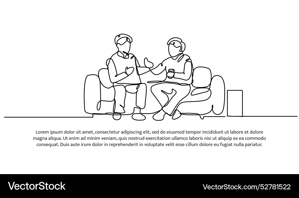 Continuous one line design of seminar minimalist Continuous one line design of seminar minimalist vector image