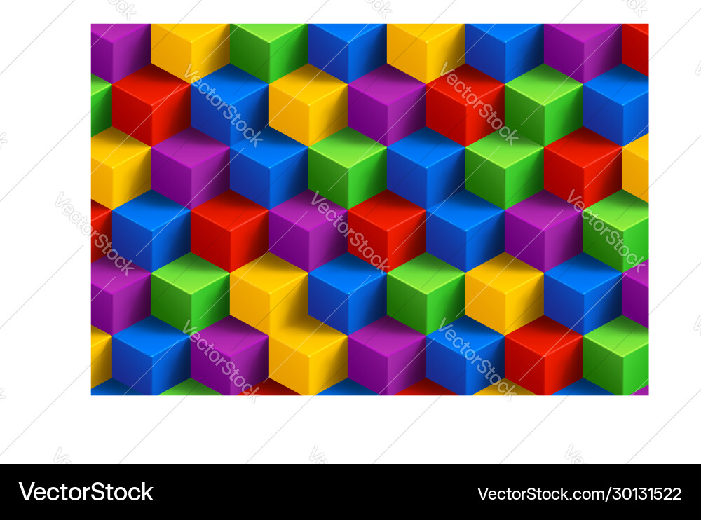 Cube background 101 Cube background 101 vector image
