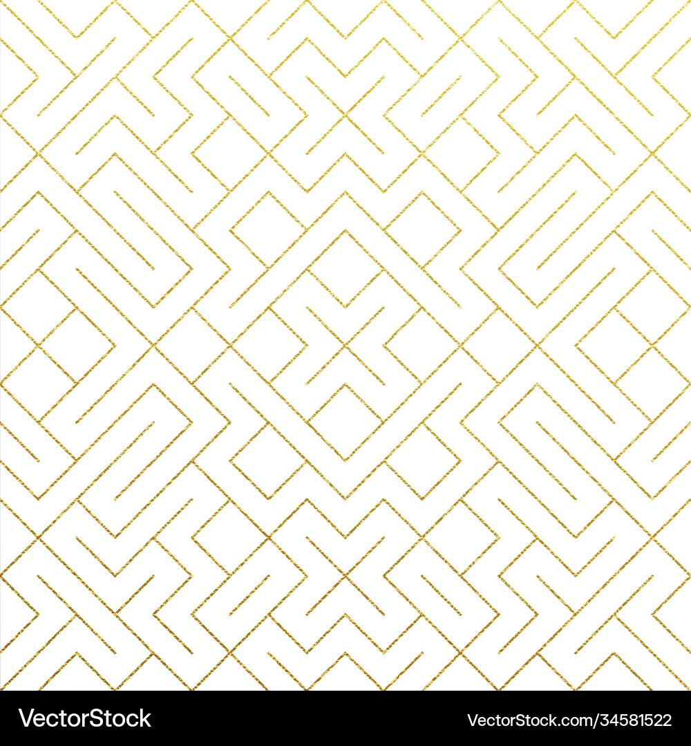 Golden abstract geometric pattern background Golden abstract geometric pattern background vector image