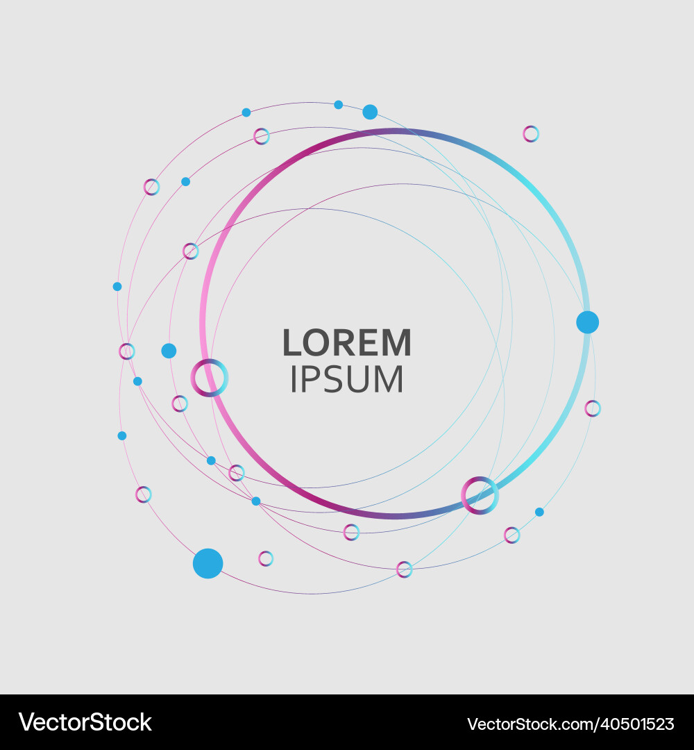 Abstract Circle Pattern Background vector image