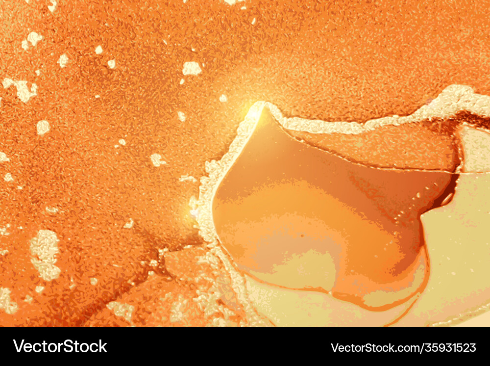 Amber and gold pattern with texture geode Amber and gold pattern with texture geode Vector Image