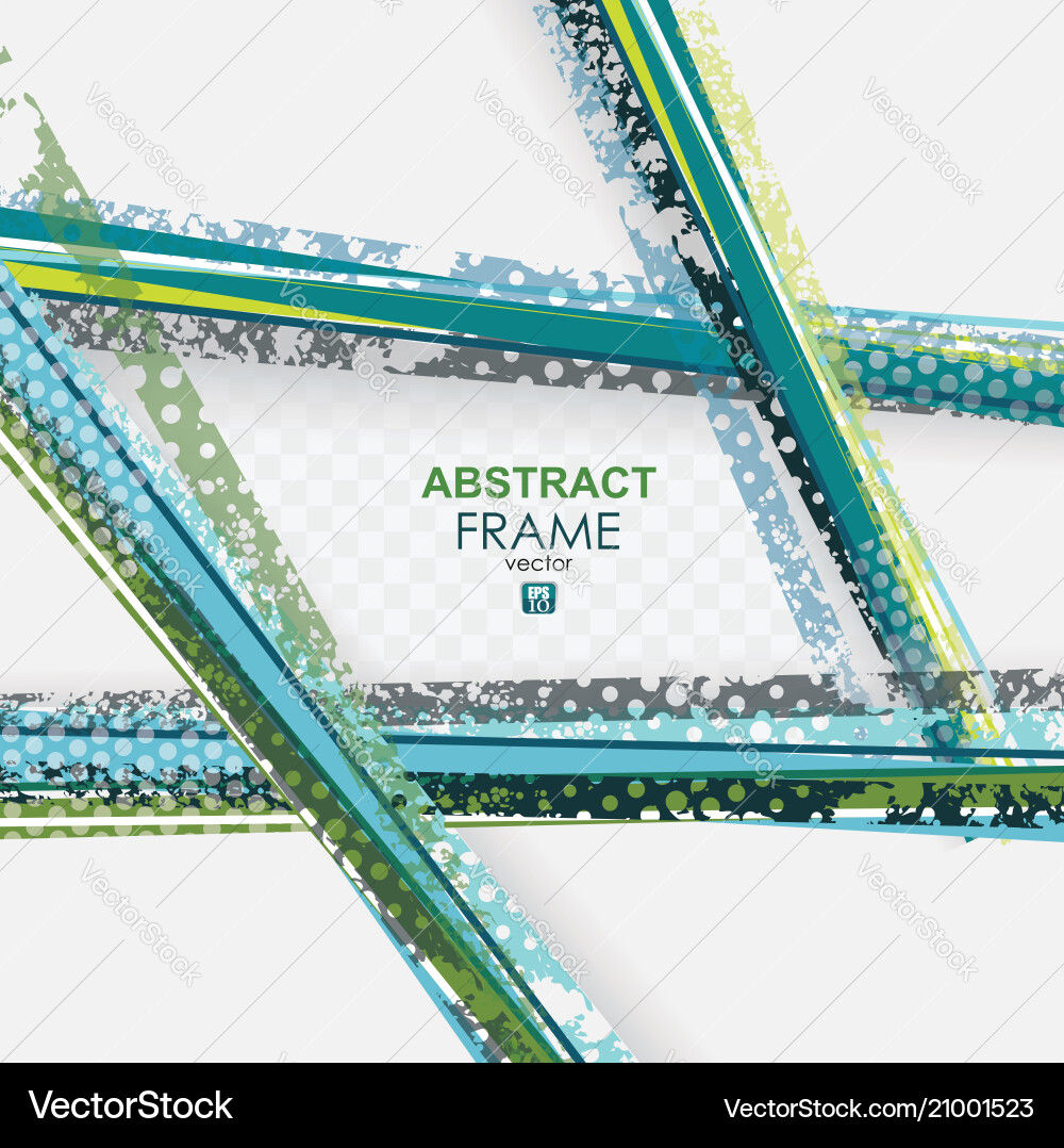 Blue and green layers overlap background Blue and green layers overlap background vector image