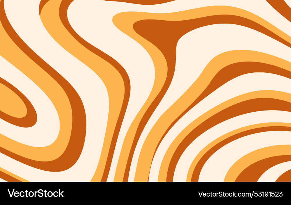 Caramel stripes pattern abstract background Vector Image