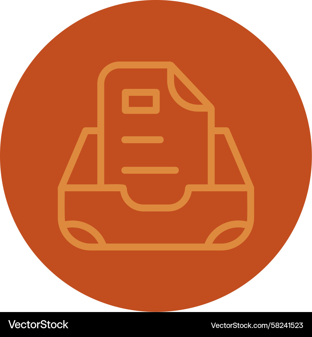 Email Inbox Icon Vector Image