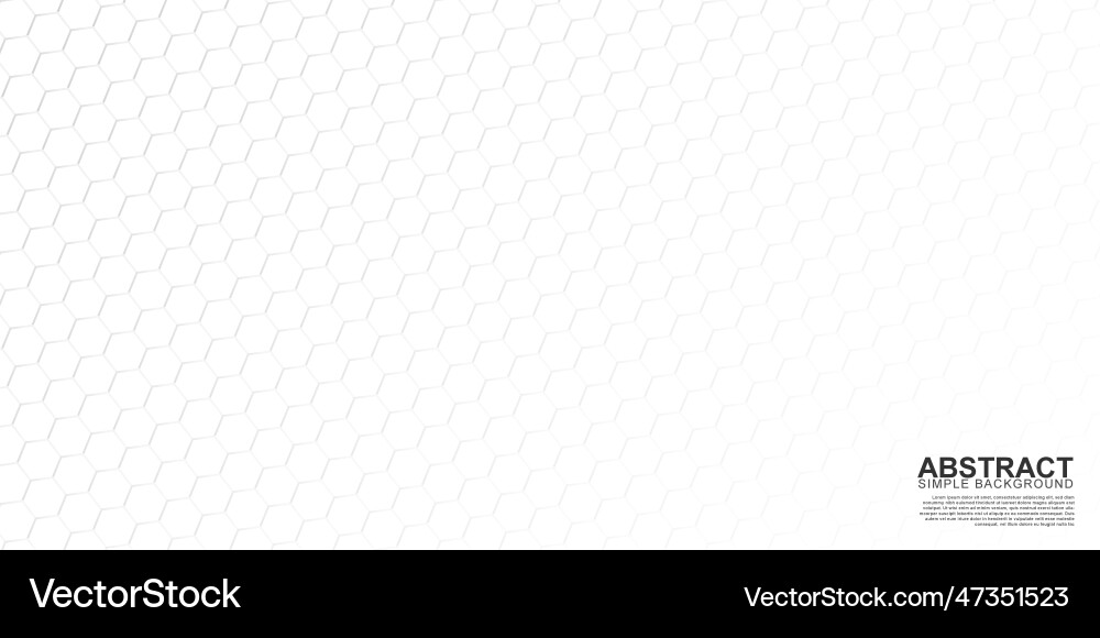 Gray hexagonal lines background abstract Vector Image