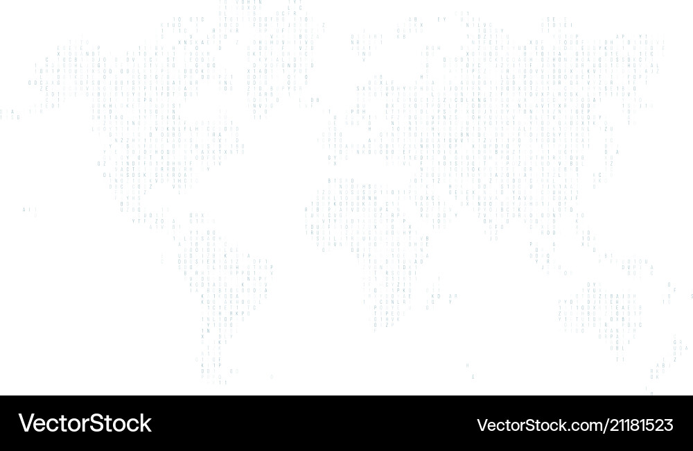 Hexadecimal computer code in the form Hexadecimal computer code in the form vector image