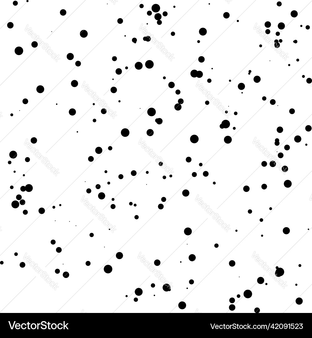 Random dots circles pattern polka Vector Image