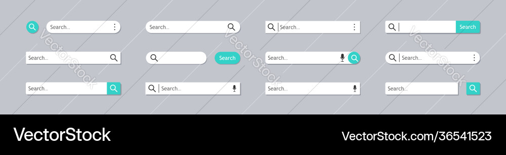 Suche Bar-Taste und ui Internet-Browse Form Suche Bar-Taste und ui Internet-Browse Form vektorbild