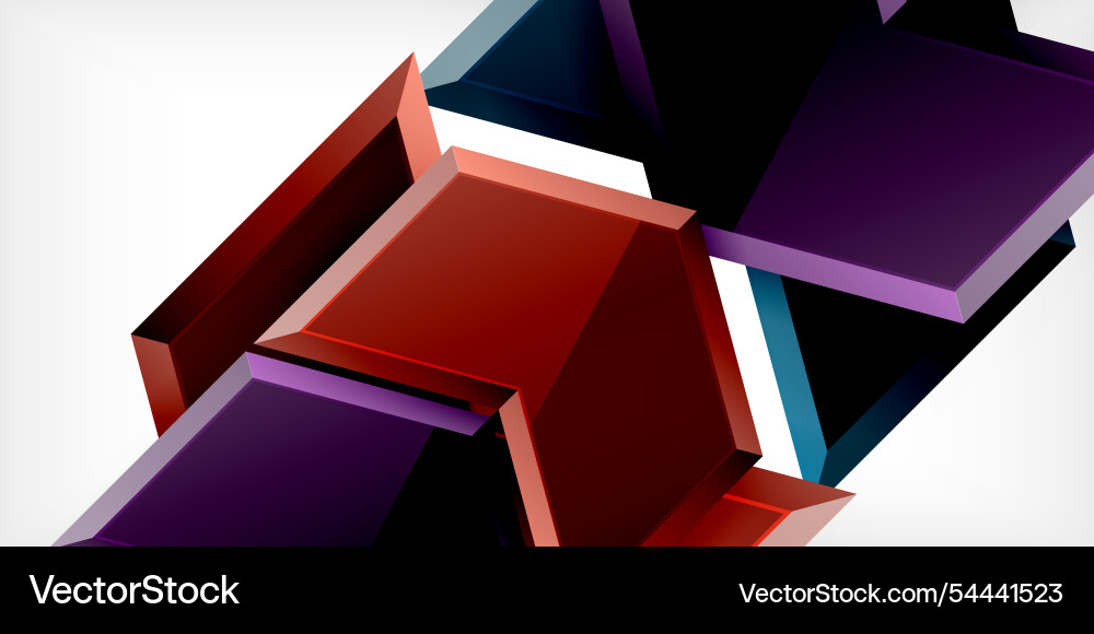 Technology dynamic arrow geometric background Vector Image