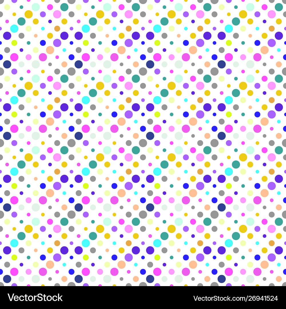 Abstract geometrical multicolored circle pattern Vector Image