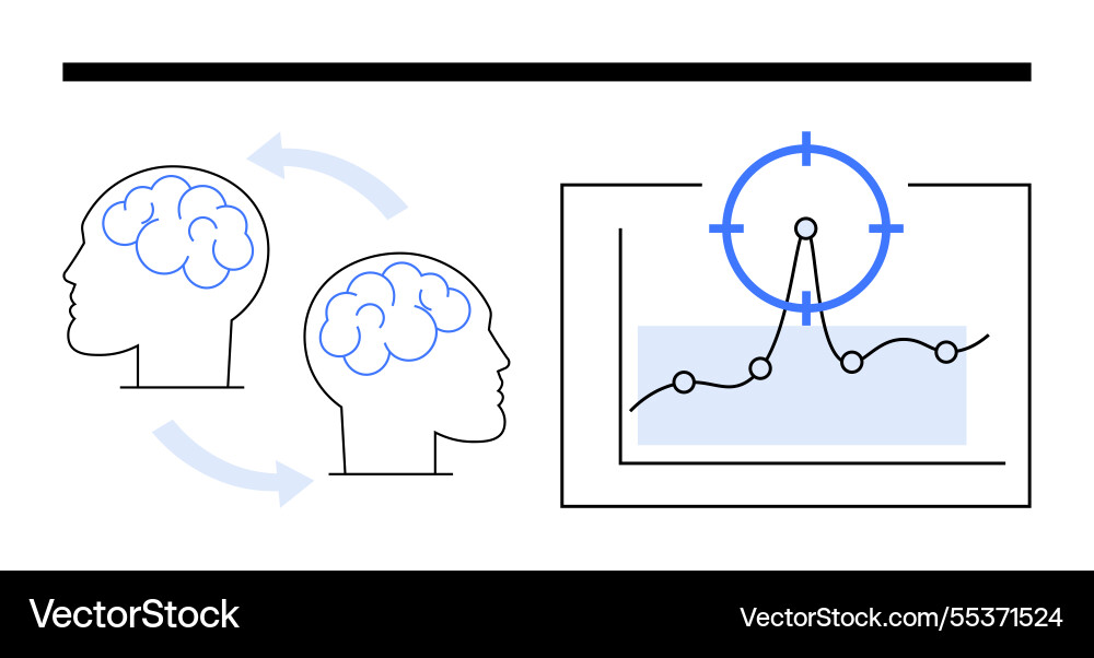 Brainstorming data analysis and focus concept Brainstorming data analysis and focus concept Vector Image