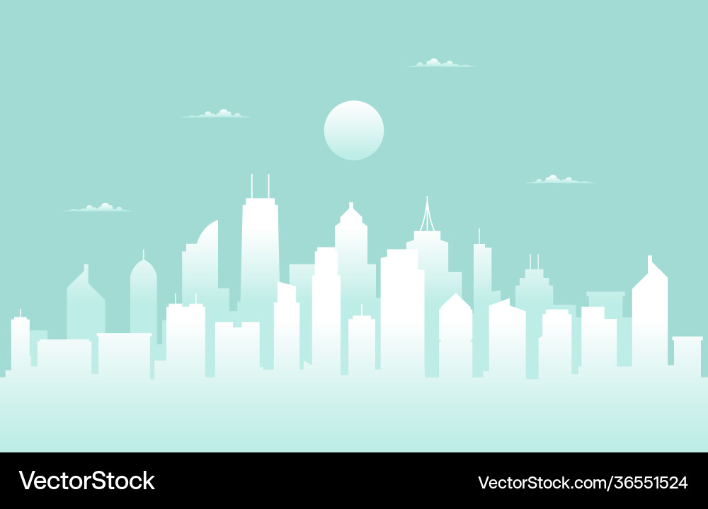 City building construction cityscape skyline City building construction cityscape skyline vector image