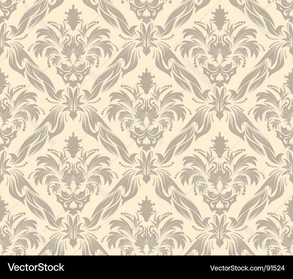 Damask pattern Vector Image