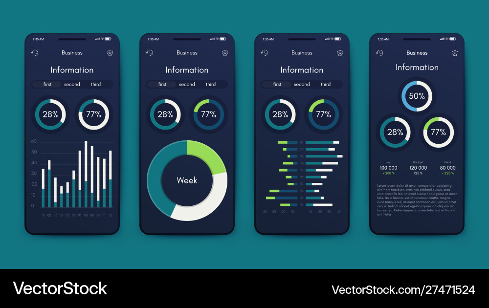 Different ui ux gui screens and flat web icons Different ui ux gui screens and flat web icons Vector Image